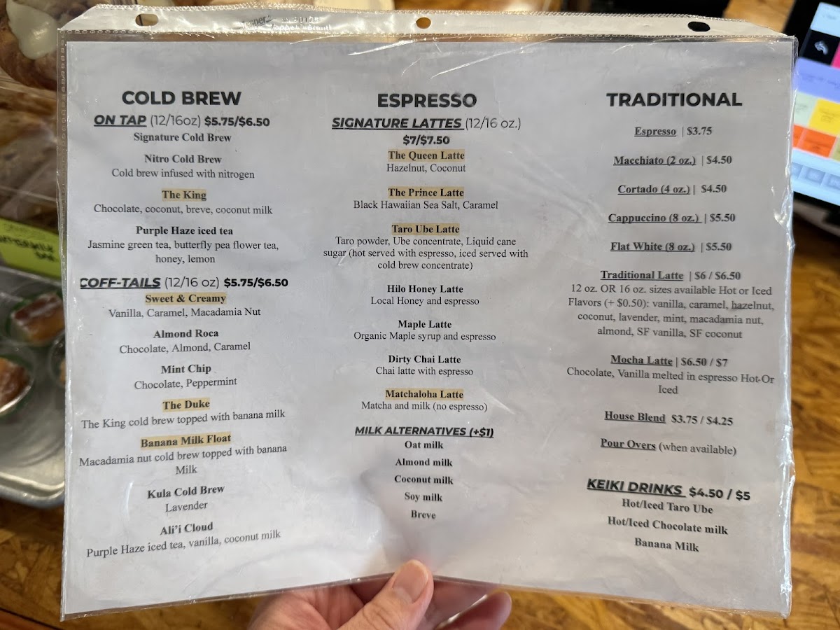 Menu Ali'i Coffee Co.-1